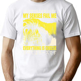 My Senses Fail Me Rat T-Shirt for Men & Women, T-Shirts Graphic Tee - White
