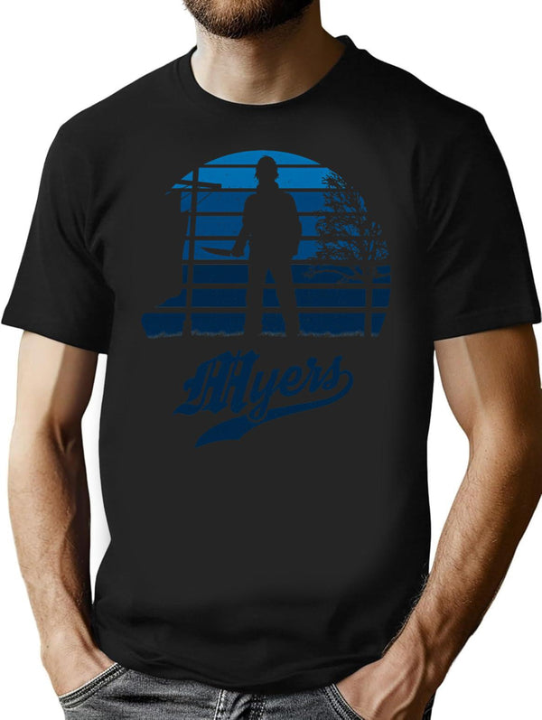 Myers Sun Set T-Shirt for Men & Women, T-Shirts Graphic Tee - Black
