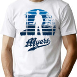 Myers Sun Set T-Shirt for Men & Women, T-Shirts Graphic Tee - White