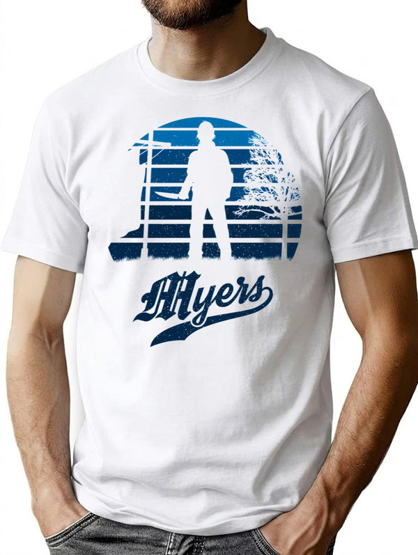 Myers Sun Set T-Shirt for Men & Women, T-Shirts Graphic Tee - White