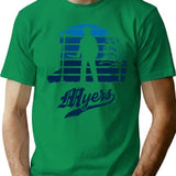Myers Sun Set T-Shirt for Men & Women, T-Shirts Graphic Tee - Green