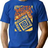 Mystik Spiral (2) Minimalist Graphic T-Shirt - Unisex Streetwear Tee - Blue