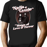 Nadja And Laszlo Sing Songs Of Love And Terror Poster T-Shirt for Men & Women, T-Shirts Graphic Tee - Black
