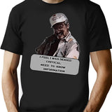 Need To Know Information T-Shirt for Men & Women, T-Shirts Graphic Tee - Black