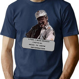 Need To Know Information T-Shirt for Men & Women, T-Shirts Graphic Tee - Navy