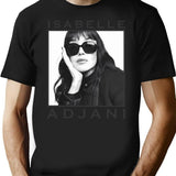 Needed Gifts The Black Dahlia Adjani Light Blue Vintage Photograp T-Shirt for Men & Women, T-Shirts Graphic Tee - Black