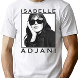 Needed Gifts The Black Dahlia Adjani Light Blue Vintage Photograp T-Shirt for Men & Women, T-Shirts Graphic Tee - White