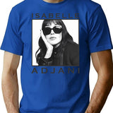 Needed Gifts The Black Dahlia Adjani Light Blue Vintage Photograp T-Shirt for Men & Women, T-Shirts Graphic Tee - Blue