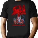 New Death Scream Bloody Gore T-Shirt T-Shirt for Men & Women, T-Shirts Graphic Tee - Black