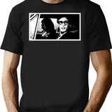 Night Of The Living Dead Car Scene T-Shirt for Men & Women, T-Shirts Graphic Tee - Black