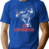 No Disassemble Johnny Five T-Shirt for Men & Women, T-Shirts Graphic Tee - Blue