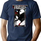 Nosferatu 1922 Horror Movie Vampire T-Shirt for Men & Women, T-Shirts Graphic Tee - Navy