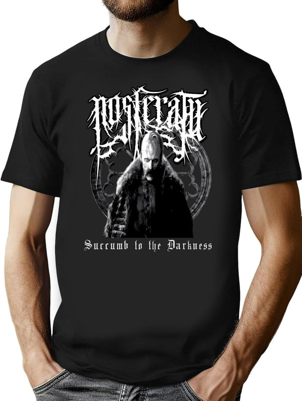 Nosferatu - Succumb To The Darkness T-Shirt for Men & Women, T-Shirts Graphic Tee - Black