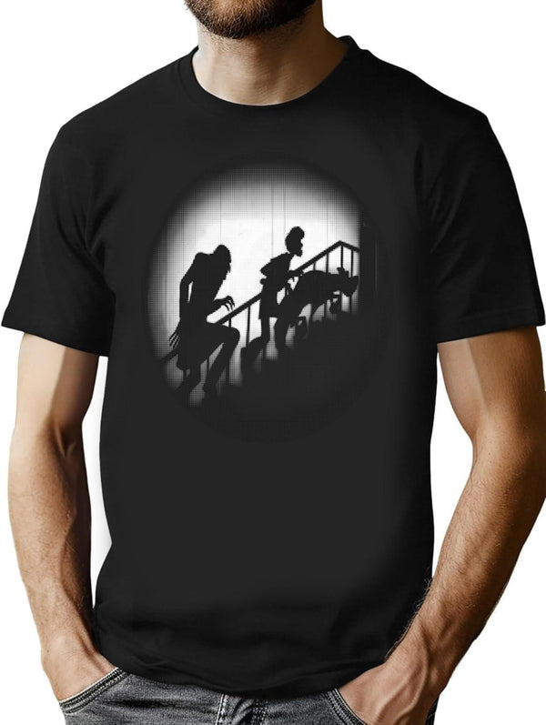 Nosferatu - The Mystery Hunter T-Shirt for Men & Women, T-Shirts Graphic Tee - Black