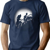 Nosferatu - The Mystery Hunter T-Shirt for Men & Women, T-Shirts Graphic Tee - Navy