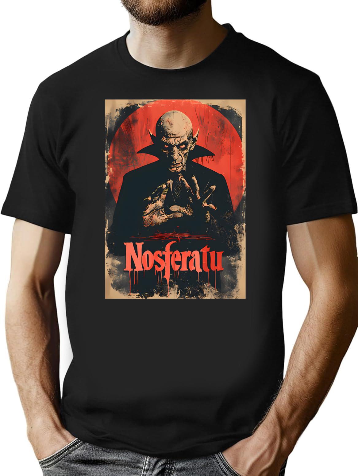 Nosferatu T-Shirt for Men & Women, T-Shirts Graphic Tee - Black