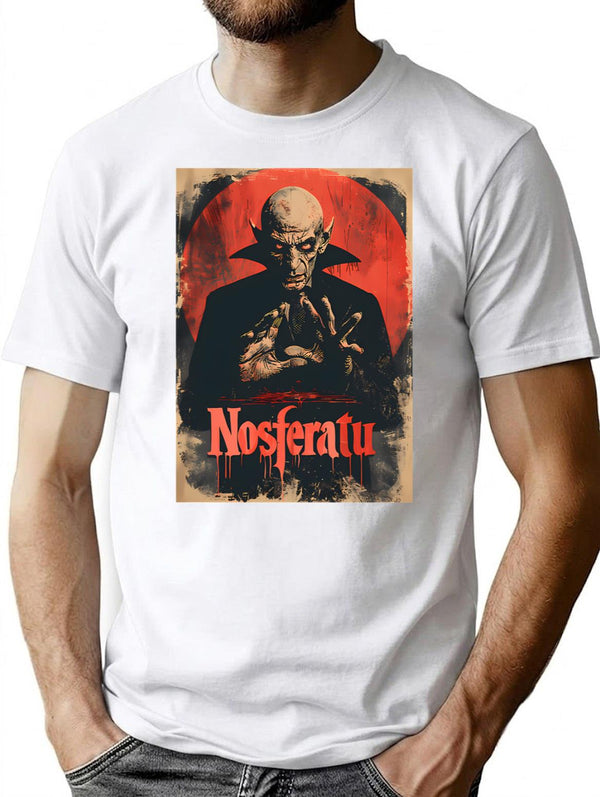 Nosferatu T-Shirt for Men & Women, T-Shirts Graphic Tee - White