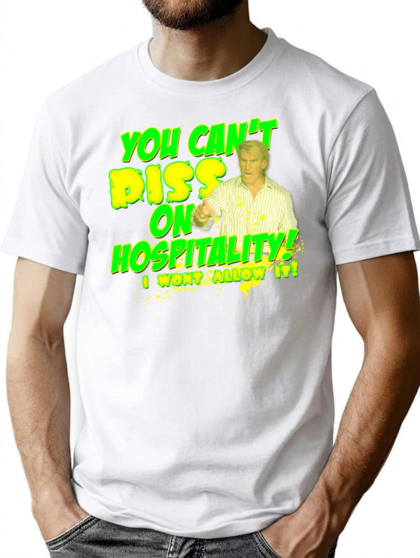 Not Allowed T-Shirt for Men & Women, T-Shirts Graphic Tee - White