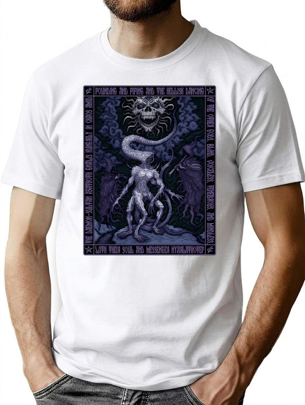 Nyarlathotep Icon - Azhmodai 2020 T-Shirt for Men & Women, T-Shirts Graphic Tee - White