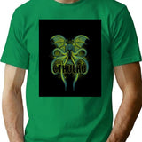 Obey The Cthulhu T-Shirt for Men & Women, T-Shirts Graphic Tee - Green