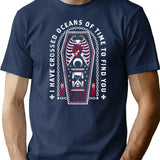 Oceans Of Time - Dracula - Vampire Quote T-Shirt for Men & Women, T-Shirts Graphic Tee - Navy