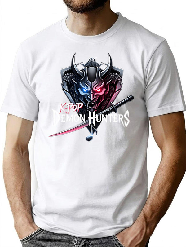 On-Stage Off-Stage Demon Hunter Apparel T-Shirt for Men & Women, T-Shirts Graphic Tee - White