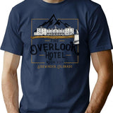 Overlook Hotel Colorado Worn T-Shirt for Men & Women, T-Shirts Graphic Tee - Navy