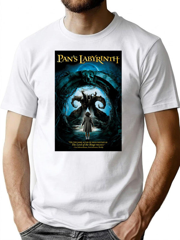Pan'S Labyrinth Movie T-Shirt for Men & Women, T-Shirts Graphic Tee - White