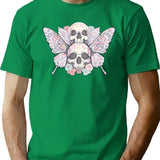 Pastel Death Moth T-Shirt for Men & Women, T-Shirts Graphic Tee - Green