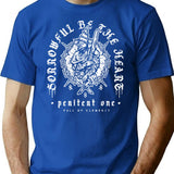 Penitent One - Vintage T-Shirt for Men & Women, T-Shirts Graphic Tee - Blue