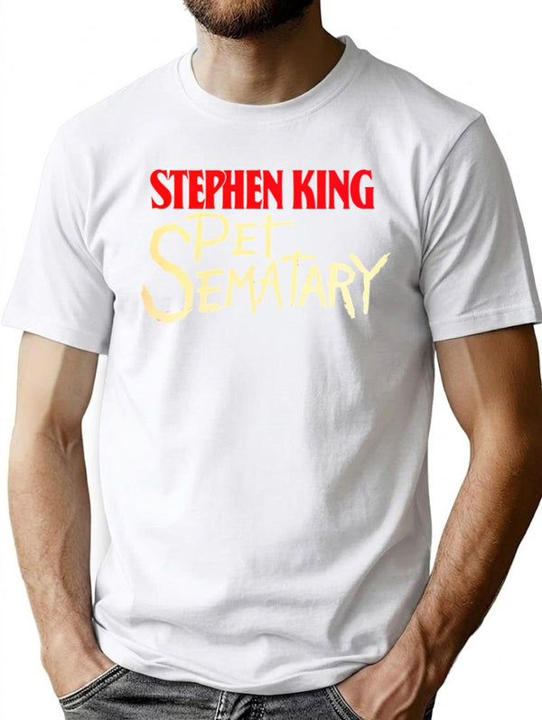 Pet Sematary - King First Edition Series T-Shirt for Men & Women, T-Shirts Graphic Tee - White