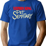 Pet Sematary - King First Edition Series T-Shirt for Men & Women, T-Shirts Graphic Tee - Blue