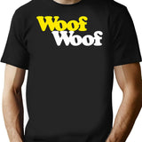 Pet Sounds - Woof Minimalist Graphic T-Shirt - Unisex Streetwear Tee - Black