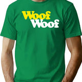Pet Sounds - Woof Minimalist Graphic T-Shirt - Unisex Streetwear Tee - Green