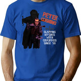Peter Cushing T-Shirt for Men & Women, T-Shirts Graphic Tee - Blue