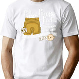 Pilko'S Pump Pants Minimalist Graphic T-Shirt - Unisex Streetwear Tee - White