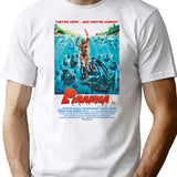 Piranha T-Shirt for Men & Women, T-Shirts Graphic Tee - White