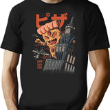 Pizza Kong T-Shirt for Men & Women, T-Shirts Graphic Tee - Black