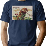 Poop-Pitalism Minimalist Graphic T-Shirt - Unisex Streetwear Tee - Navy
