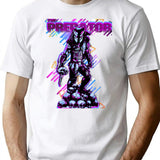 Predator Retro T-Shirt for Men & Women, T-Shirts Graphic Tee - White