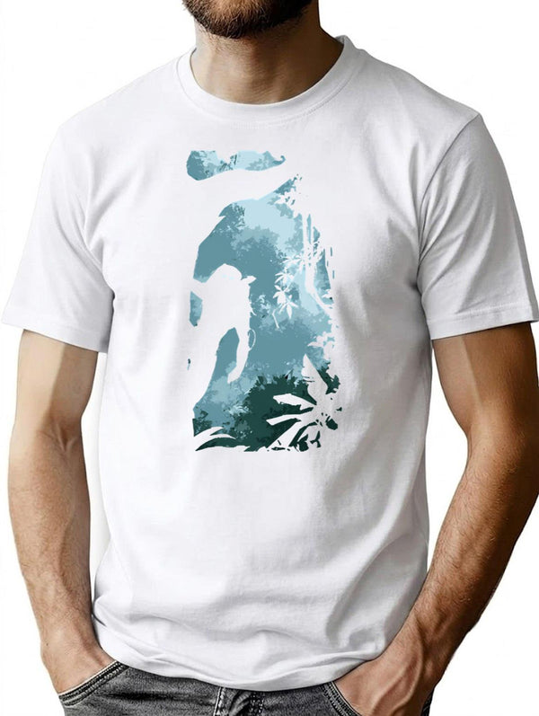Predator T-Shirt for Men & Women, T-Shirts Graphic Tee - White
