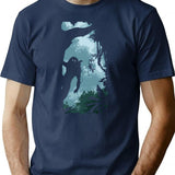 Predator T-Shirt for Men & Women, T-Shirts Graphic Tee - Navy