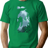 Predator T-Shirt for Men & Women, T-Shirts Graphic Tee - Green