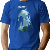 Predator T-Shirt for Men & Women, T-Shirts Graphic Tee - Blue