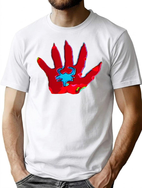Predators Hand With Scorpion T-Shirt for Men & Women, T-Shirts Graphic Tee - White