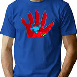Predators Hand With Scorpion T-Shirt for Men & Women, T-Shirts Graphic Tee - Blue