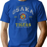 Property of Osaka Tigers Worn Premium Heavyweight Cotton T-Shirt - Blue