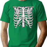 Punk Ribs T-Shirt for Men & Women, T-Shirts Graphic Tee - Green