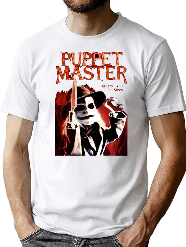 Puppet Master 1989 Movie T-Shirt for Men & Women, T-Shirts Graphic Tee - White
