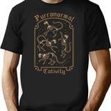 Purranormal Cativity T-Shirt for Men & Women, T-Shirts Graphic Tee - Black